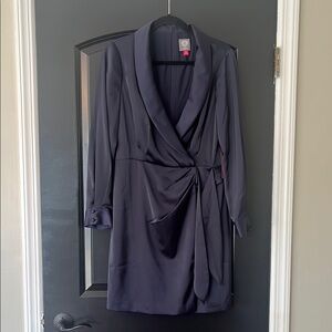 Elegant Black Wrap Dress